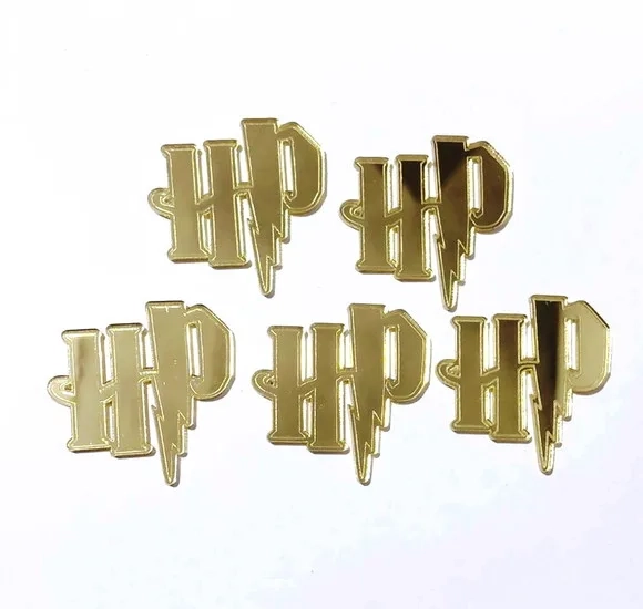 Aplique Hp Harry Potter 3,5cm Acrilico Pacote com 10 Unidade