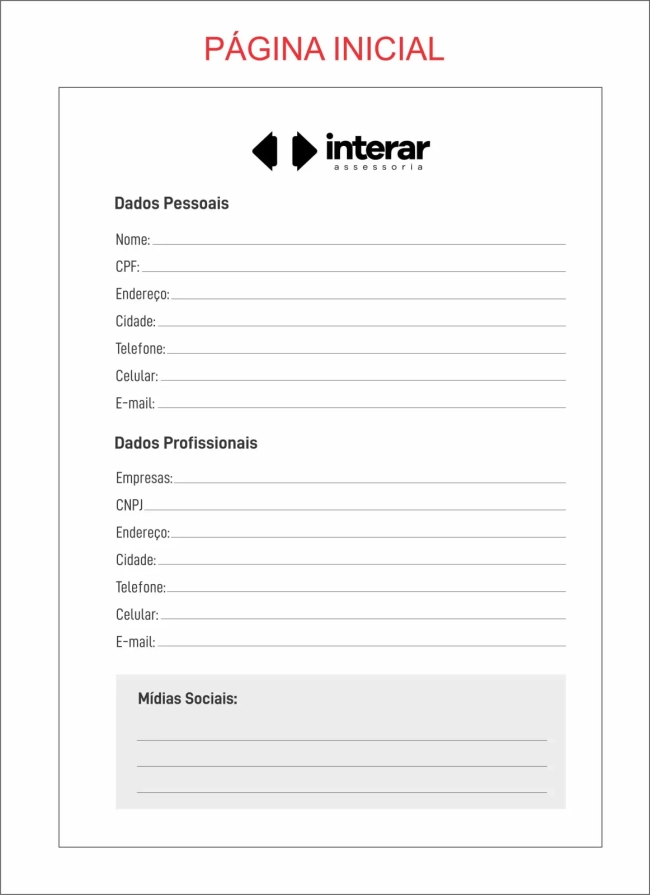 Agenda Permanente - 15x20,6 cm - 40 unidades
