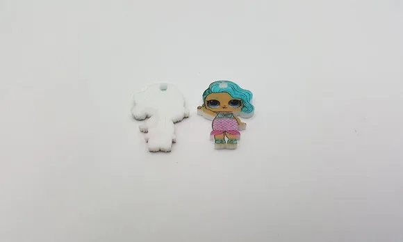 Pingente Lol Splash Queen em Acrílico Uv de 2cm