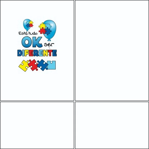 Arte Estampa Camisa Autismo Mod-23