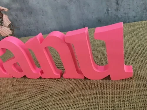 Letras de MDF -Nomes