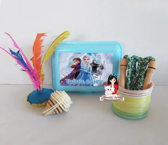 Maleta Baú Boa Infância Personalizado Frozen 2
