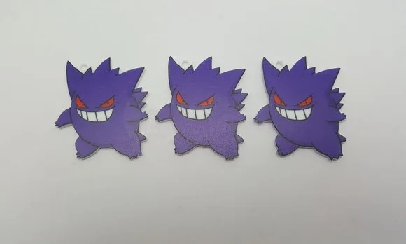 Pingente Pokémon Gengar em Acrílico UV