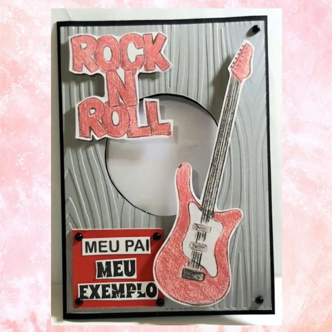 Cartão Dia Dos Pais Guitarra
