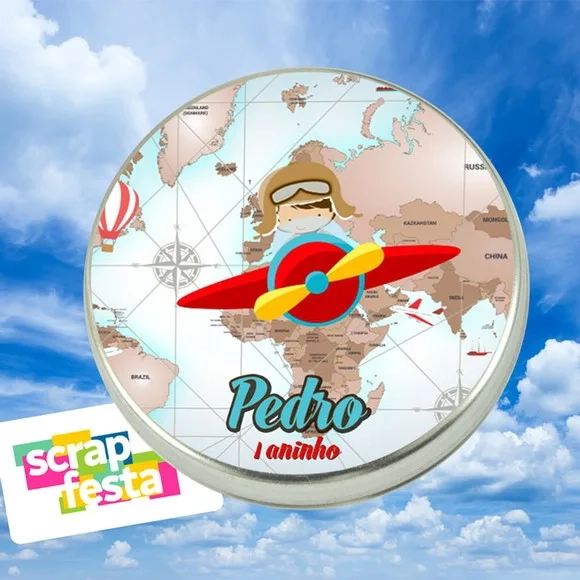 Latinhas Personalizadas Festa Aviador