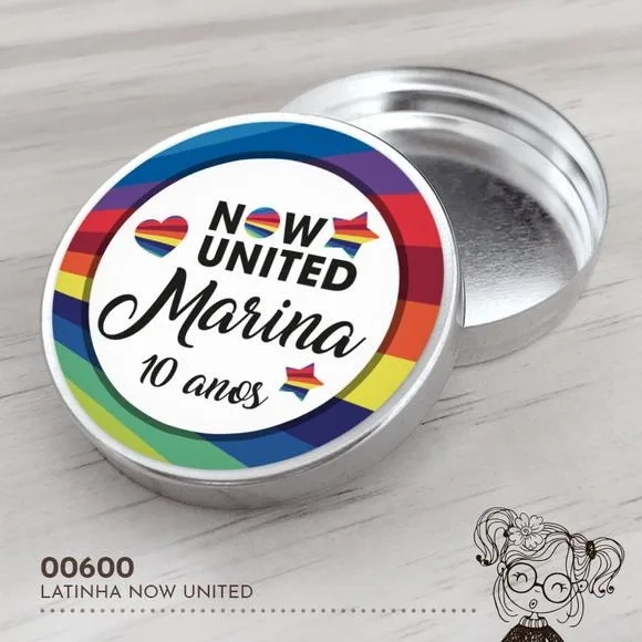 Latinha Adesivada Now United - 00600