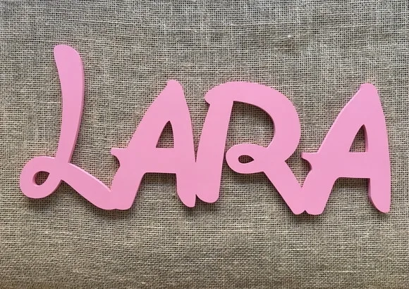 Letras Decorativas Nome De Parede