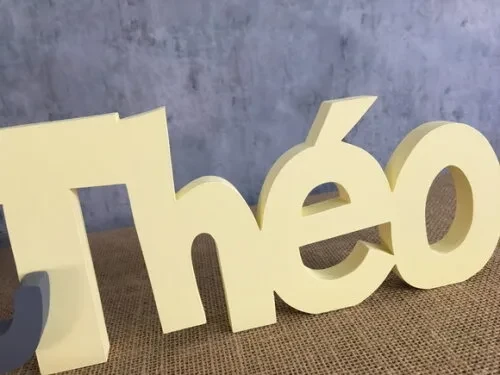 Letras Decorativas - Nome em mdf Linha Ch