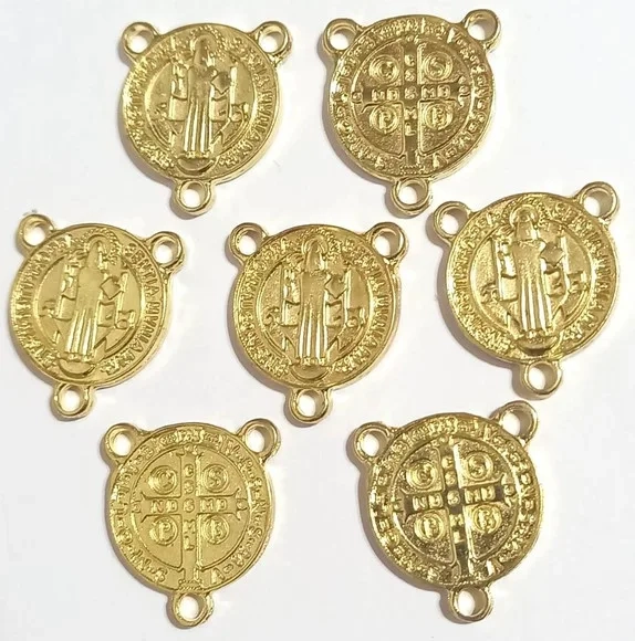 Entremeios São Bento Dourado P/terços - 6 Peças
