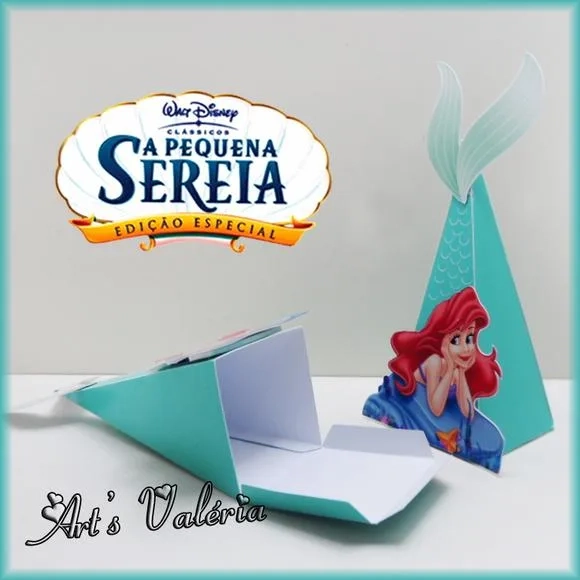 Ariel A Pequena Sereia - Caixa Piramide