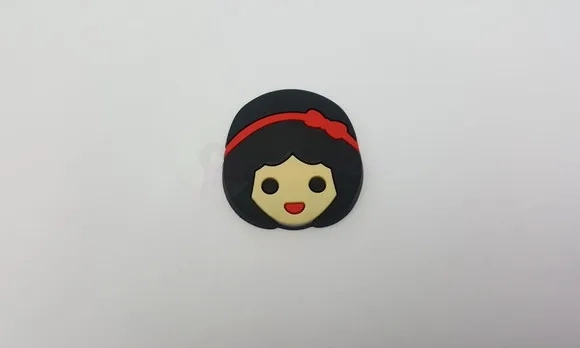 Aplique da Branca de Neve Emborrachado de 2,6cm