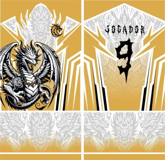 Arte Vetor Camisa Interclasse Dragão 404