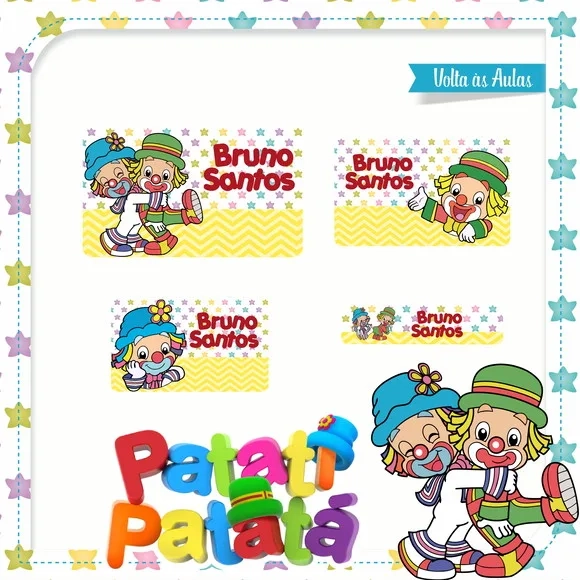 60 Etiquetas Patati e Patata