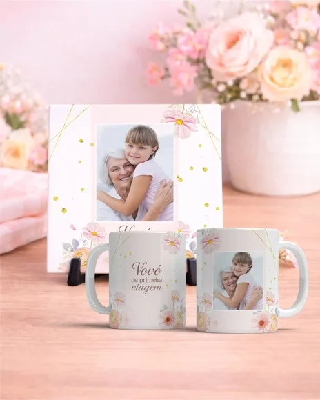 Caneca Personalizada + Azulejo