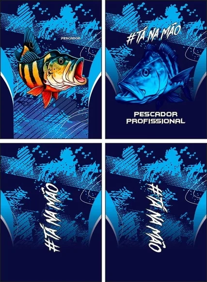 Arte Vetor Camisa Pesca-mod-0132