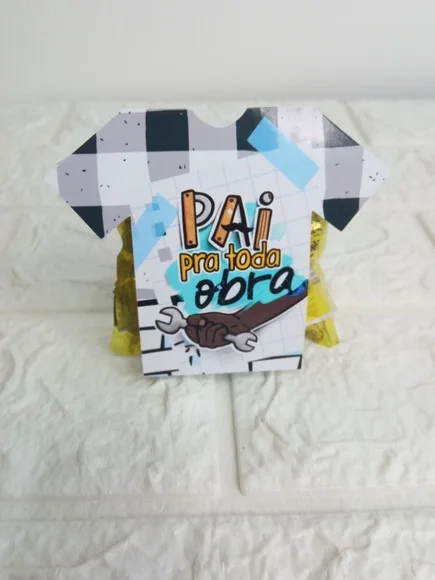 Embalagem para Bombom Dia dos Pais- Enviado Desmontado