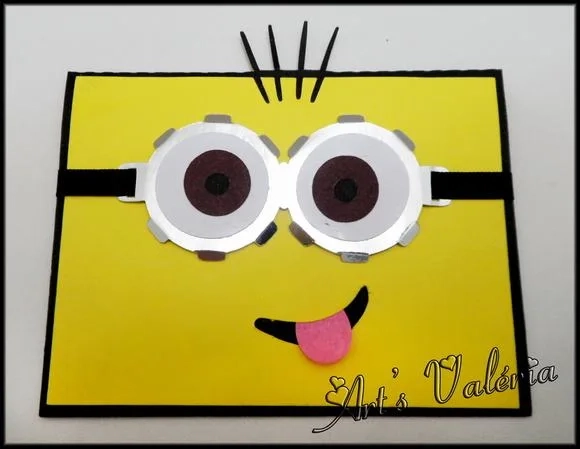 Convite Pop Up - Minions