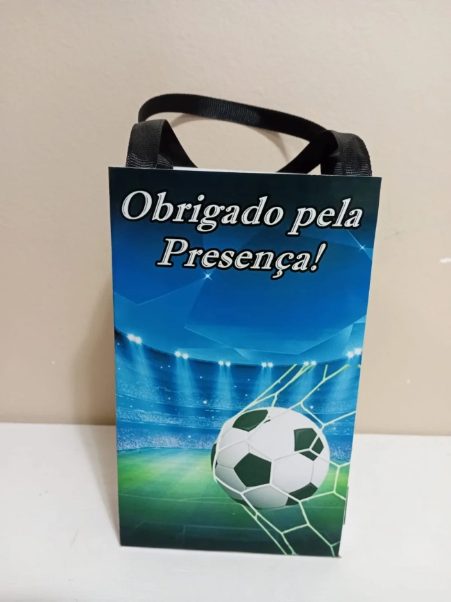 Sacolinhas Personalizadas Futebol para Lembrancinhas