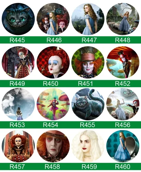Bottons Alice no Pais das Maravilhas - Button Boton