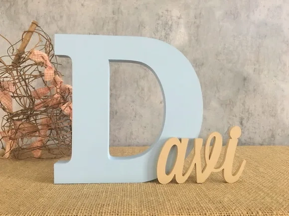 Letras Decorativas em MDF PERSONALIZADO 18cm