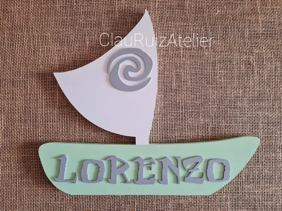 MOANA BARCO PERSONALIZADO