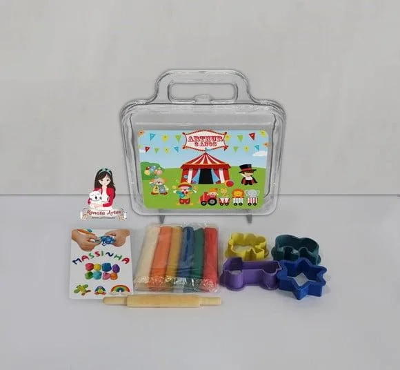 Kit Massinha na Maleta Circo