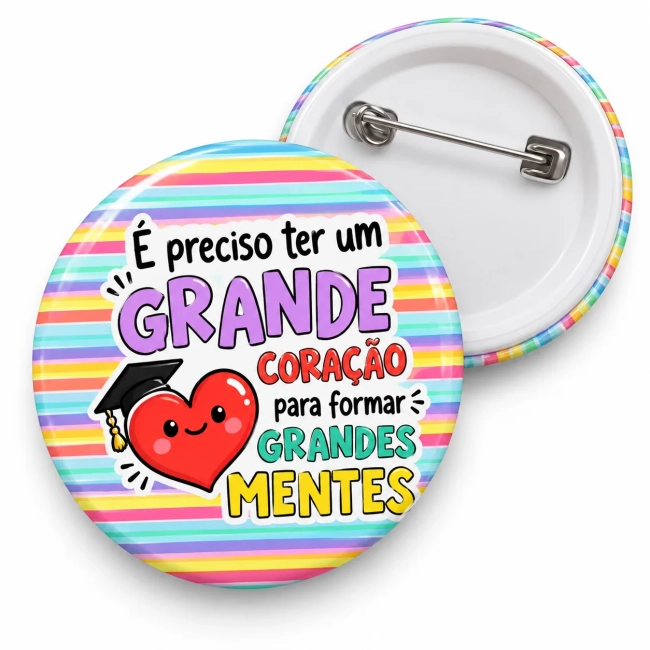 Botton Dia dos professores - Lembrancinha