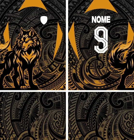 Arte Vetor Camisa Interclasse Lobo Mod-788