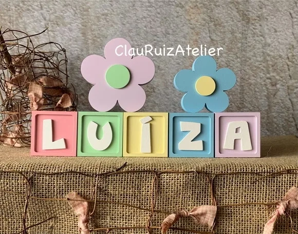 Candy Colors - Cubos 6x6cm Ts +flores