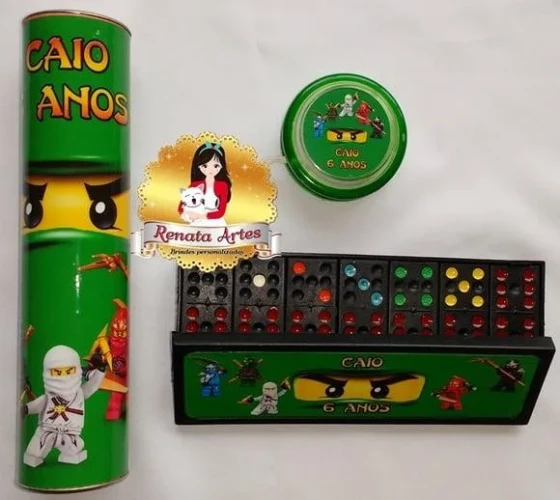 Ninjago - Kit Jogos Personalizado Ninjago Verde