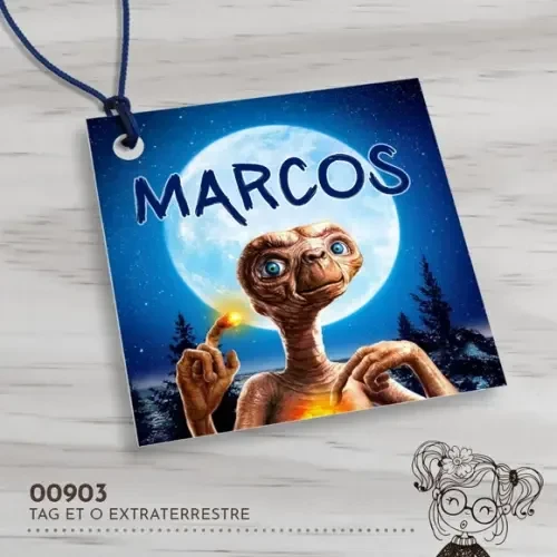 Tag Quadrada Et o Extraterrestre - 00903