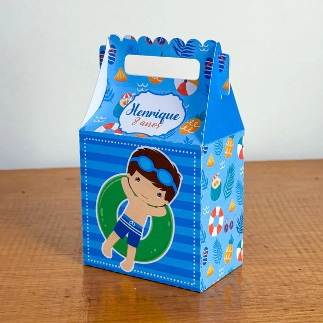 PEGUE E MONTE - Kit Festa POOL PARTY MENINO - Decoração de Festa | Lembrancinhas | Aniversário | Personalizados