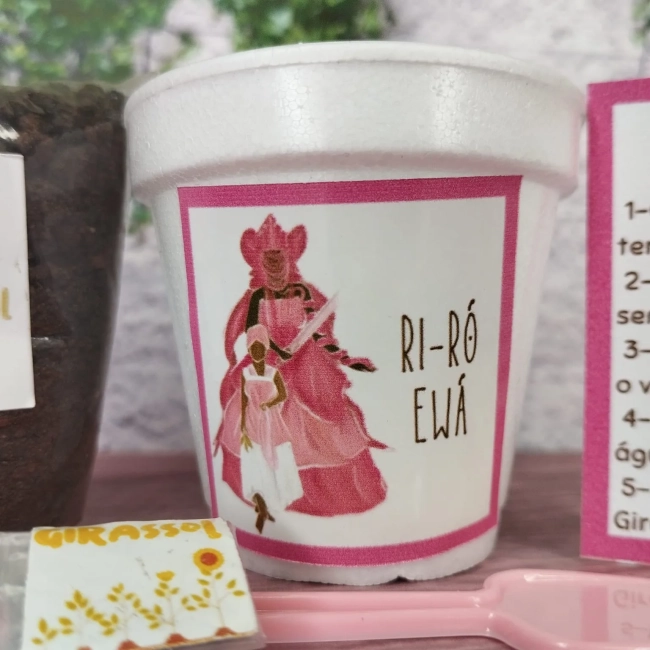 40 Kit Jardinagem Lembrancinhas Oxumaré, Ewa ou Obá - Trabalhamos com qualquer tema - Informar tema no chat