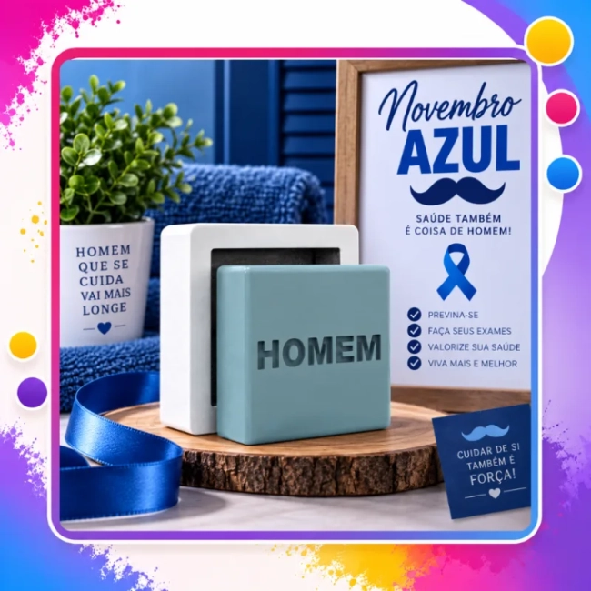 Sabonete Novembro Azul