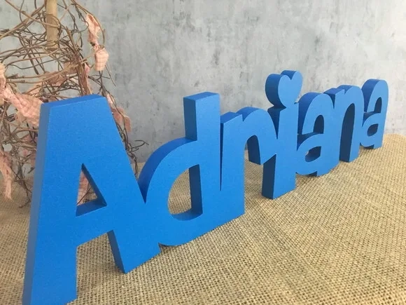 Letras de MDF -Nomes Linha CH
