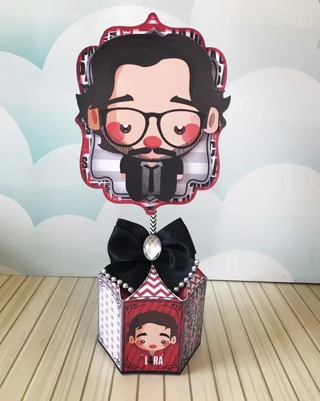 Kit 60 Lembrancinhas La Casa de Papel