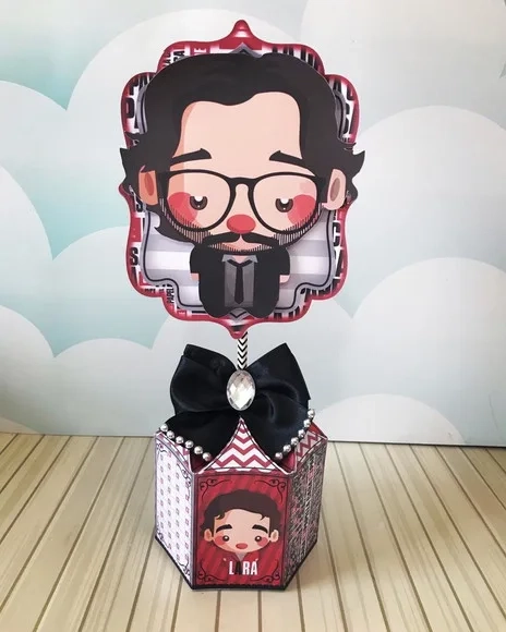 Kit 60 Lembrancinhas La Casa de Papel