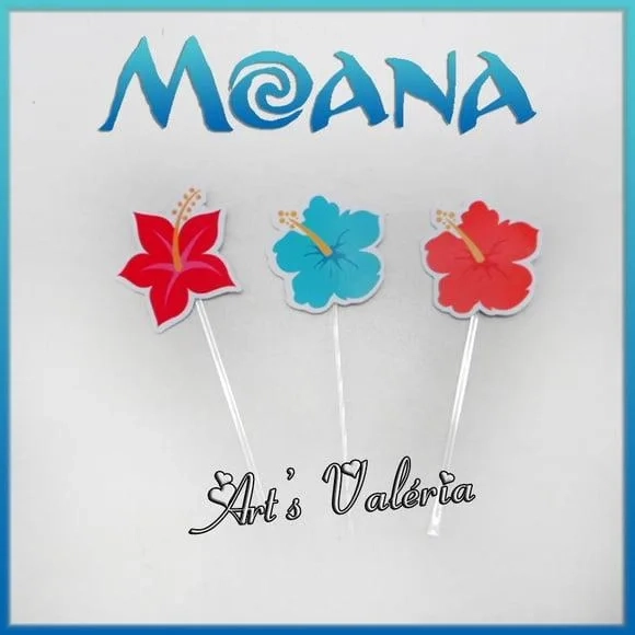 Topper Hibisco - Flor Havaiana - Valor Unitário