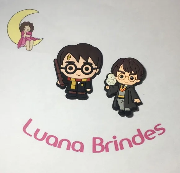 Aplique Harry Potter 2 Modelos Emborrachado Pct C/6 Unidades