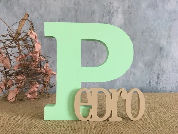 Letras Decorativas em MDF PERSONALIZADO 18cm