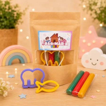 30 Unidades Kit Massinha Zip Lock - Corporativo Escola - Trabalhamos com qualquer tema - Informar tema no chat
