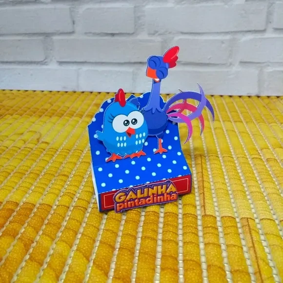 Kit 30 Lembrancinhas Galinha Pintadinha
