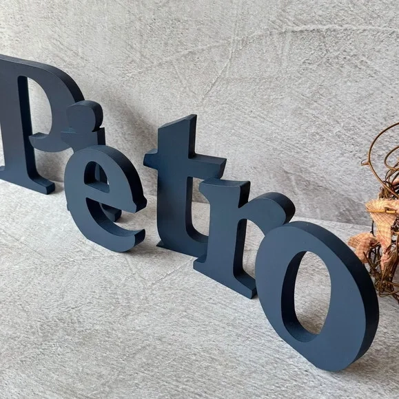 Letras Bastão Decorativas - Nome em Mdf- Quarto de Bebê
