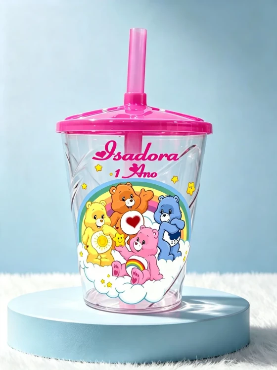 Copo Twister Personalizado Ursinhos Carinhosos