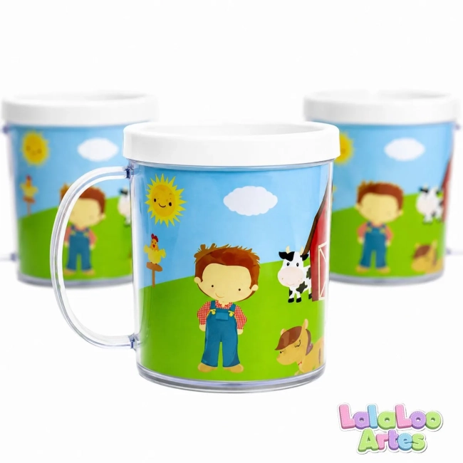 Caneca Fazendinha Personalizada