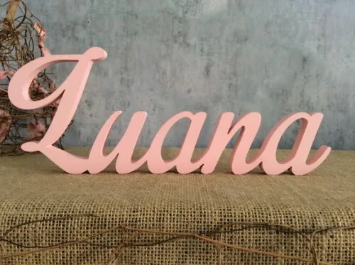 Letras de MDF -Nomes - Letras Cursivas