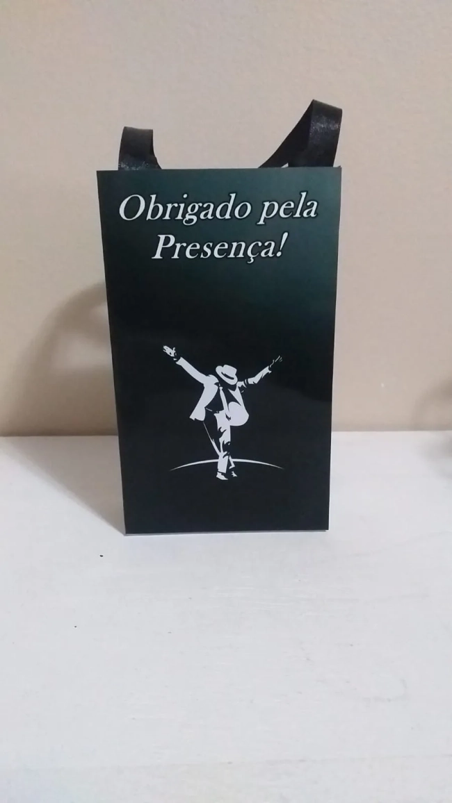 Sacolinhas Personalizadas Michael Jackson para Lembrancinhas
