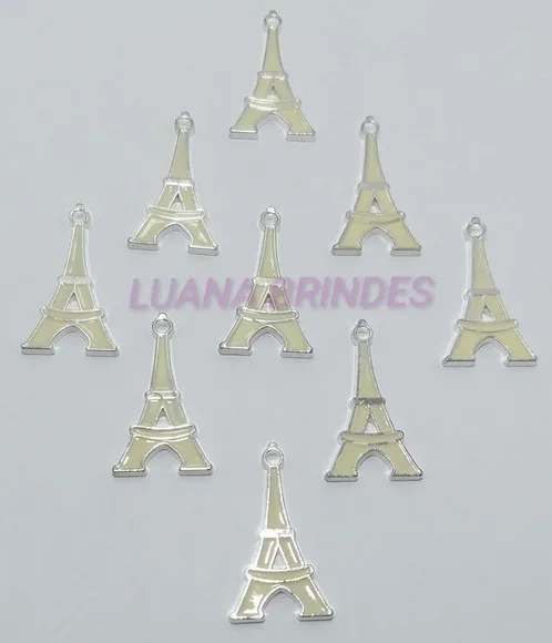 Pingente da Torre Eiffel - Pct com 9 Unidades