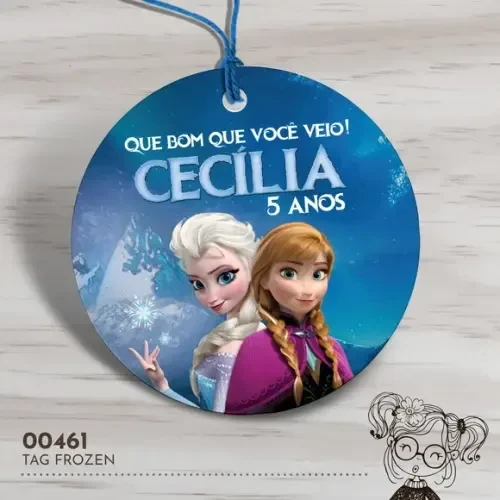 Tag Redonda Frozen - 00461