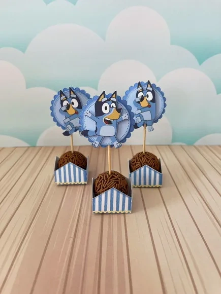 Kit 30 Lembrancinhas Bluey